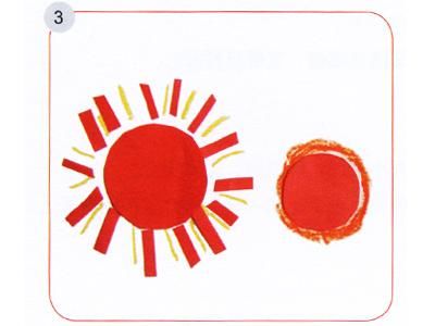 小班情境剪纸太阳\/铃儿响叮当,体验剪贴圣诞树