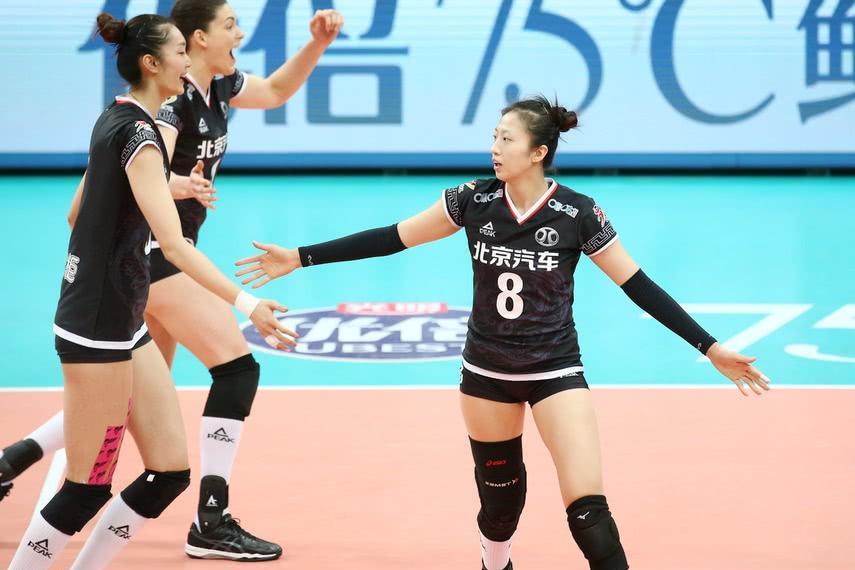郎导观战!女排决赛第二场北汽女排3:1再胜天津