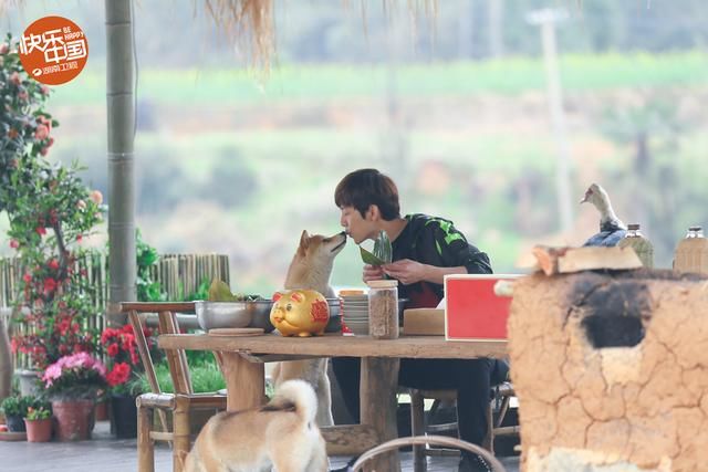 《向往的生活》何炅领众人插秧暖心打气 听歌