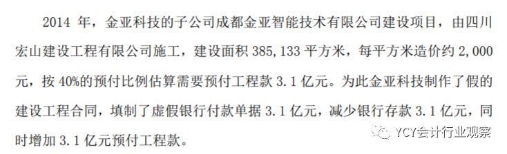 金亚科技造假8千万 市值损百亿 罚了公司和16人425万，够了么？