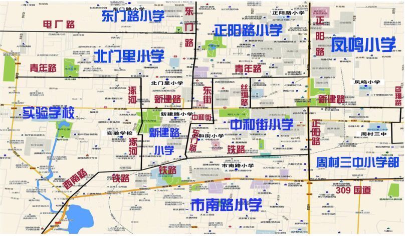 (点击可检察高清大图) 周村区2018年城区 周村区2018年 城区 小学