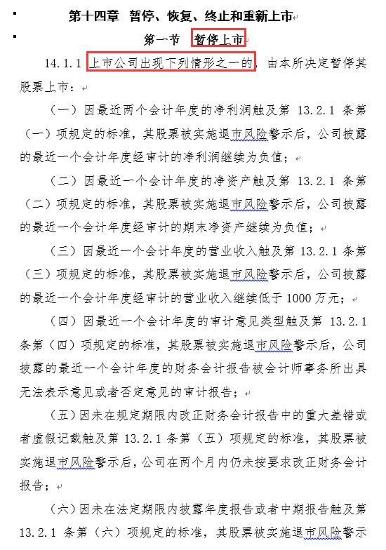 两家公司确定退市后 这些公司风险或最高