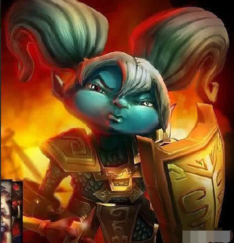 LOL早年美服英雄原画,与国服对比真的丑到爆