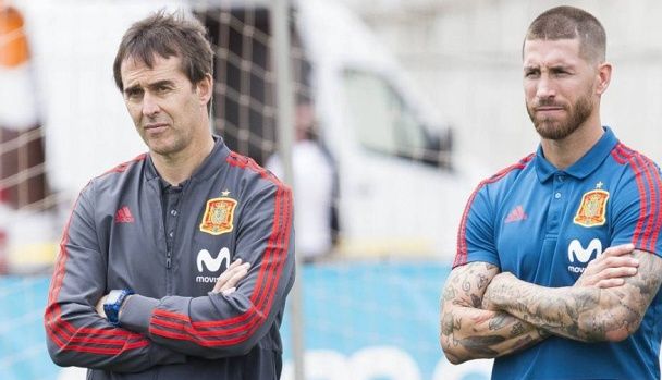 西班牙主帅下课 对手C罗短信拉莫斯为他不平