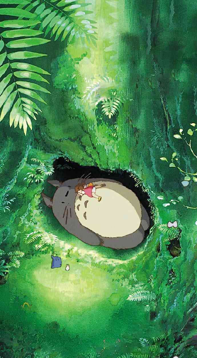 宫崎骏高清壁纸:宫崎骏的高清手机壁纸,你能认