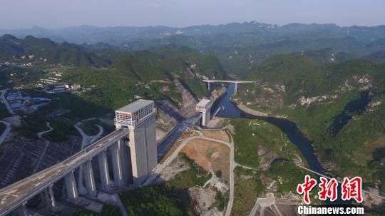 乌江构皮滩水电站通航工程建设接近尾声