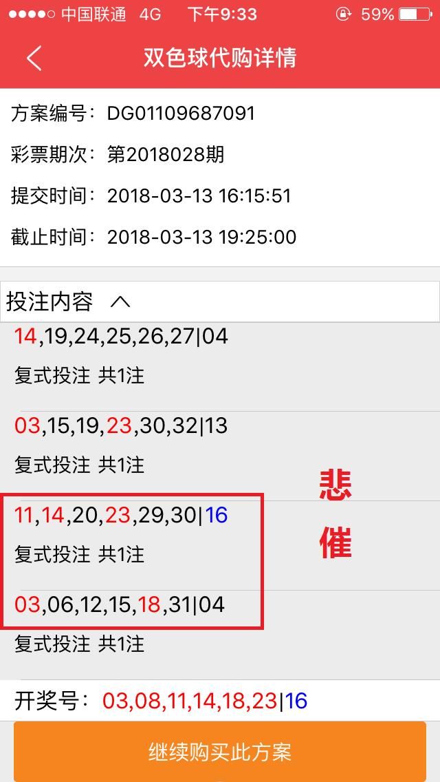 双色球2018028期开奖结果,又命中5+1,啥时候