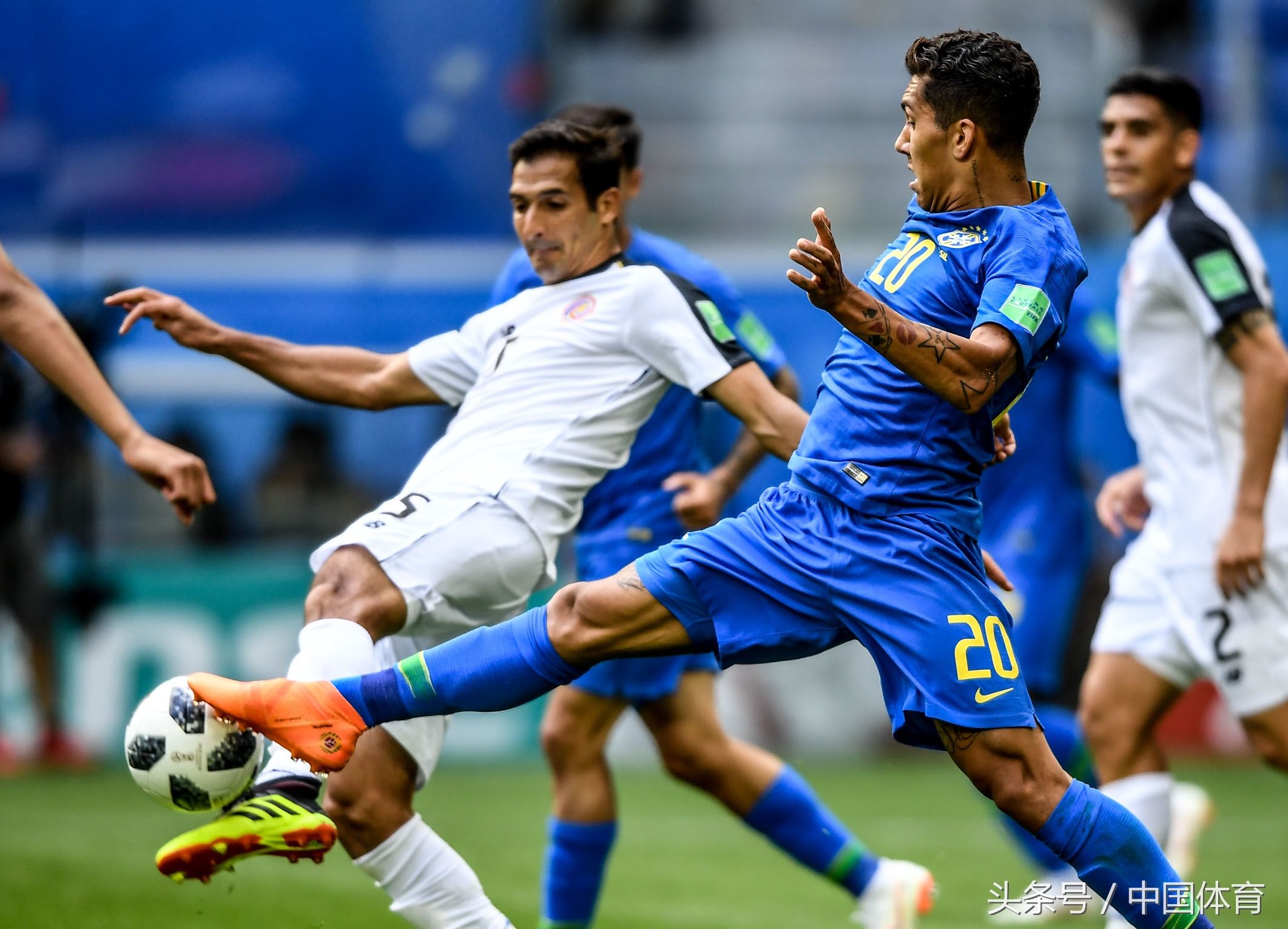 2018世界杯E组第二轮比赛 巴西2比0胜哥斯达