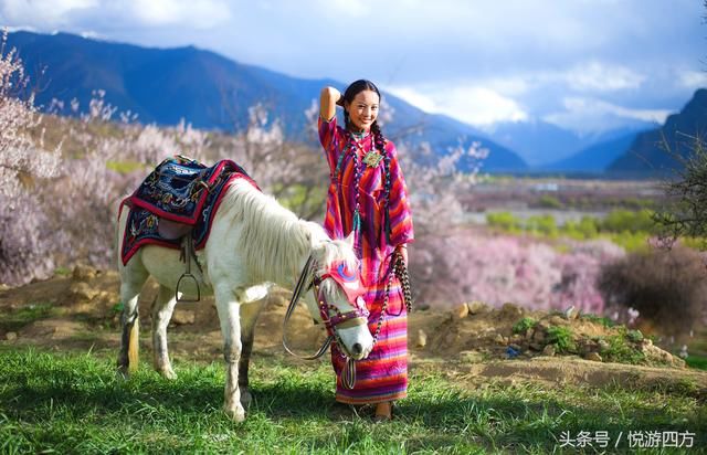 西藏东部有个小江南,桃花开满雪域高原
