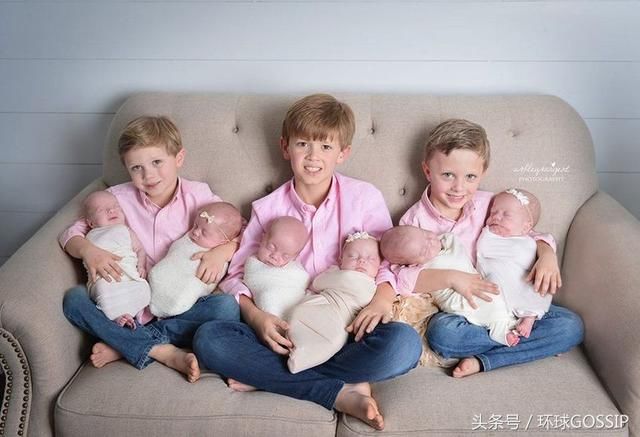 大赢家,美国家庭追生女儿,一下生了6胞胎,3男3