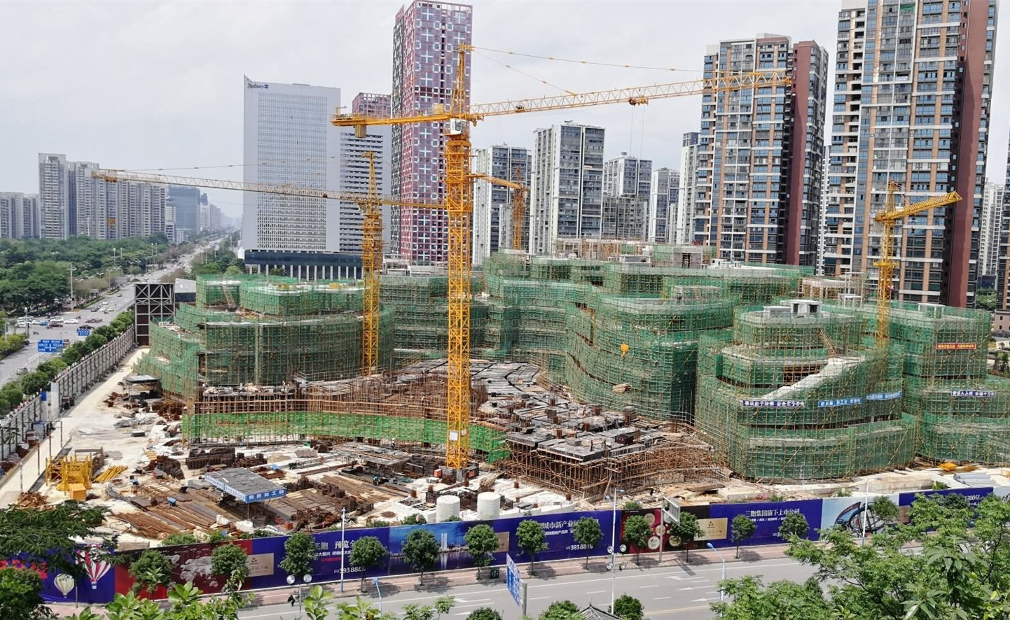 柳州在建第4高楼,三胞国际广场最新进展