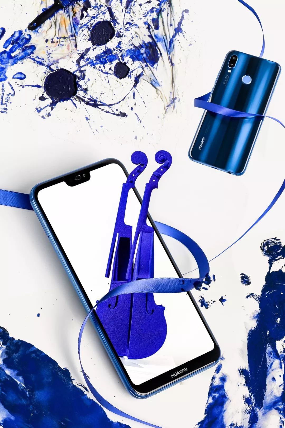 用艺术解码年轻人心事,华为nova 3e克莱因蓝