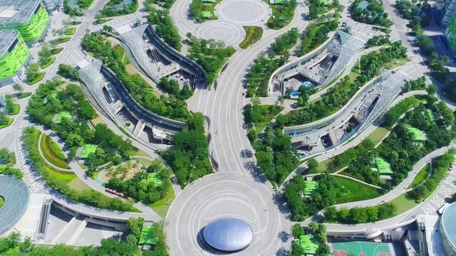 日月广场俯视图图片