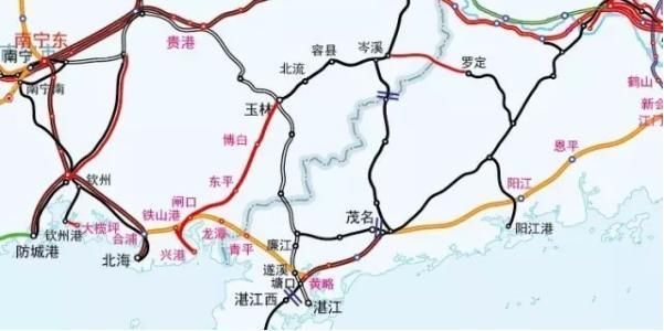 高铁:合浦到湛江正在修建一条高铁，共设11站，经过你家乡了吗?