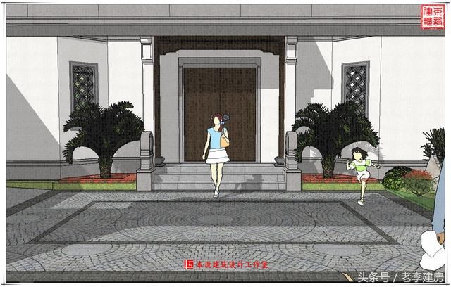 农村中式宅院，建房不再千篇一律，建一栋乡村里的出众美宅！