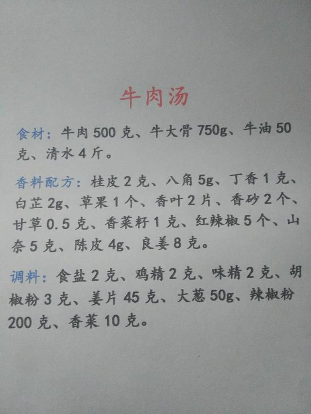 最经典的羊肉汤与牛肉汤的配方，已使用18年，并传授最正宗的做法