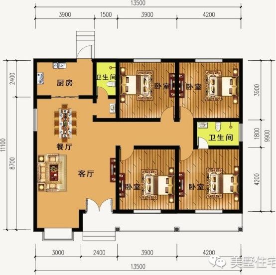 一层乡村小别墅才是养老最佳选择，不信你来看看这三款