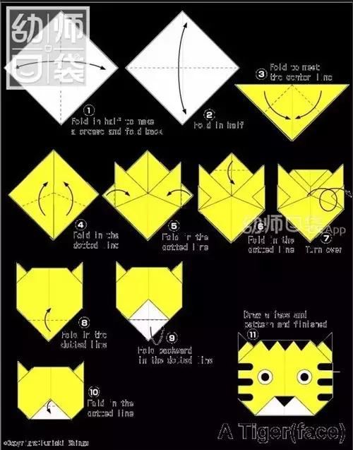 幼儿园必备!动物折纸大全，简单易学!