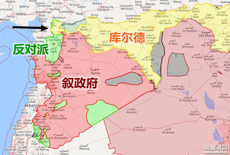 叙利亚政府为库尔德武装提供间接支持抵抗土耳其进攻