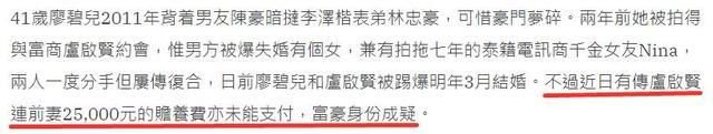 41岁廖碧儿与富豪传婚讯，被嘲拜金10年，这次终于要嫁豪门？