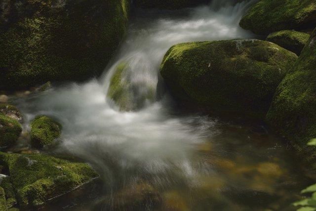 秦岭神奇第一谷 红河谷有落差八十多米的陕西第一瀑