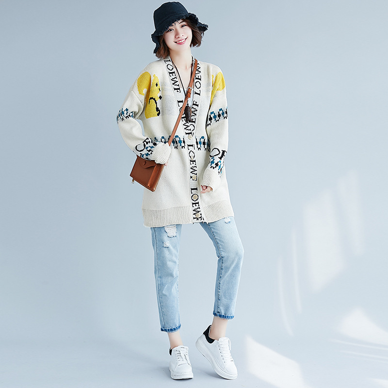 突然发现!长款开衫外套轻盈舒适又洋气,甩棉服