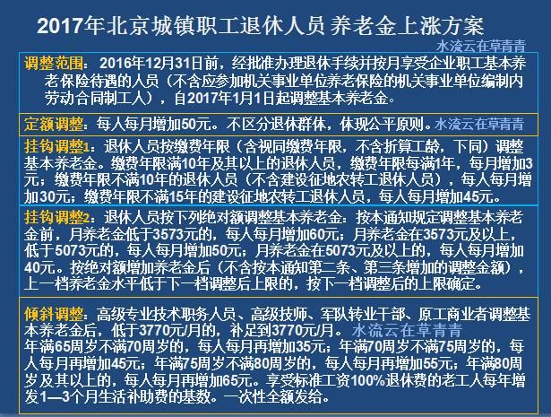 2018年北京退休人员的养老金是如何调整的?