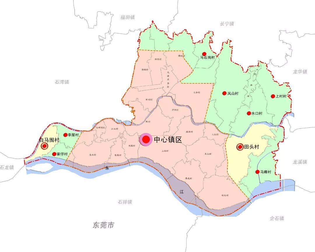 博罗县园洲镇 链接东莞的城市后备区
