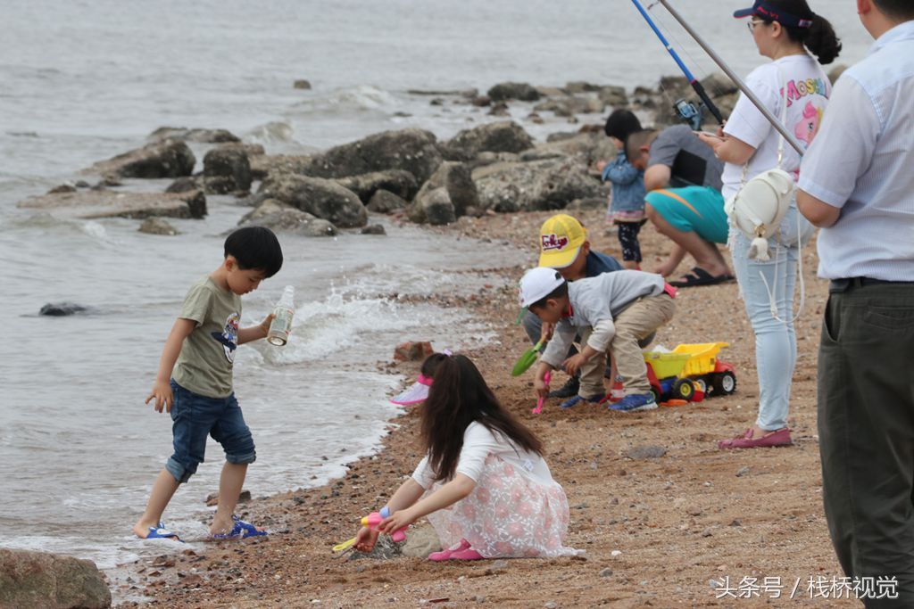 青岛胶州湾小螃蟹泛滥，赶海能抓好几百只回家油炸下酒爽歪歪