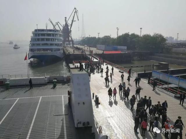 史上首次！豪华游轮停靠张家港，这座岛上的美景要藏不住了！