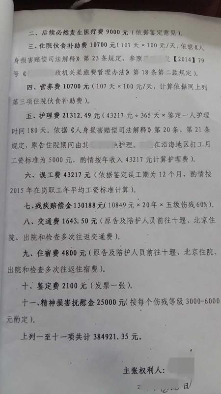 交通事故案件起诉材料:起诉状、证据目录、赔