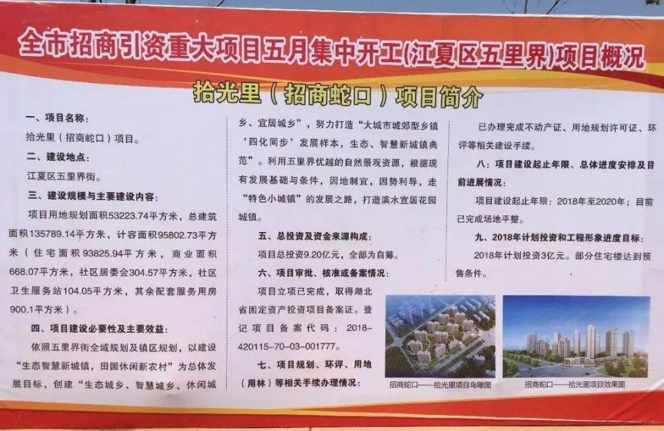 江夏多个地产项目开工!地价近四千的五里界该怎么卖?