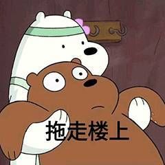 表情|《熊熊三贱客》三只裸熊表情图片挠表情包鸡图片