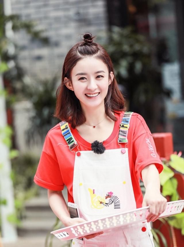 圆脸怎么扎头发好看 学学赵丽颖就知道了