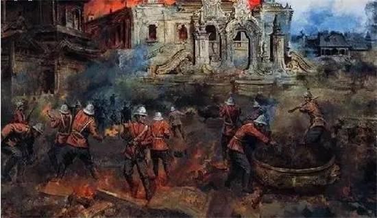 英法联军火烧圆明园,为何百姓帮忙放火,抢夺宝