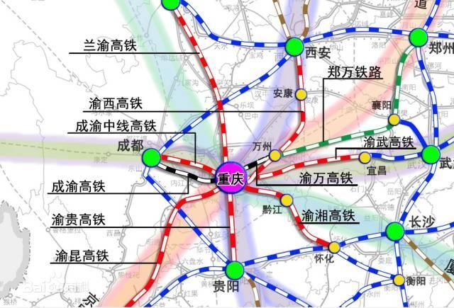 350时速的渝贵高铁途径遵义，线路走向你最期待哪条?