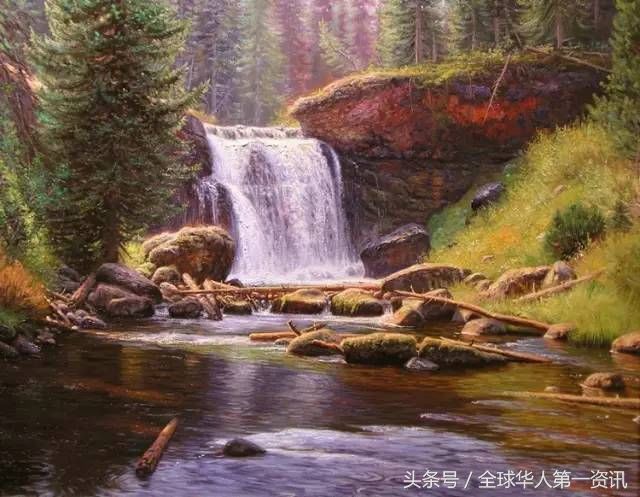 30张超美的美国风光油画