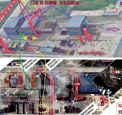 特大好消息!003航母41米巨型分段合拢 整体建