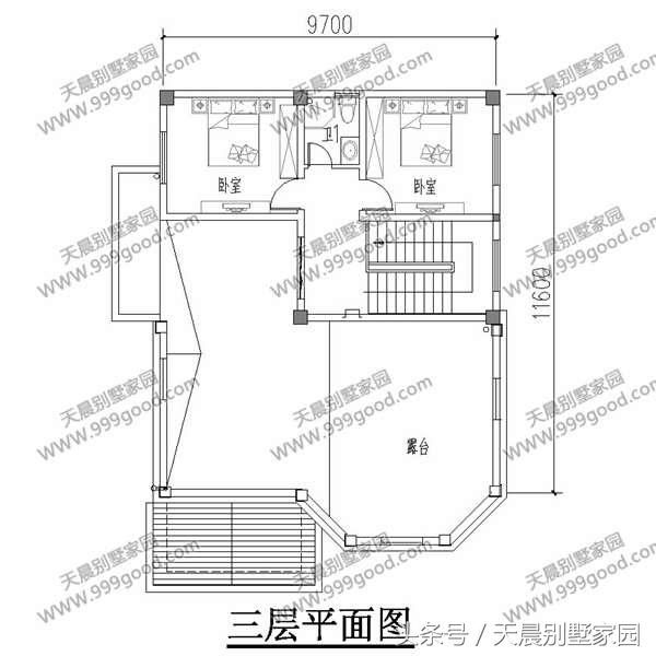 客户自建2层半农村经典别墅，布局方正带车库，青山绿水好生活！