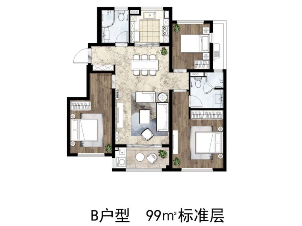 分析师说 | 保利云禧老山下造墅区 标准层能这样做?