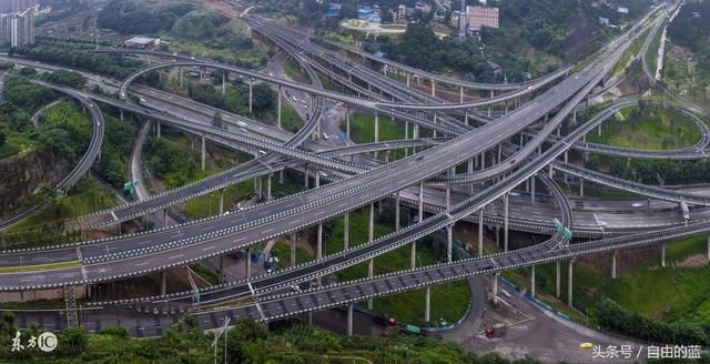 重庆黄桷湾立交桥:考验百度地图,高德地图的时