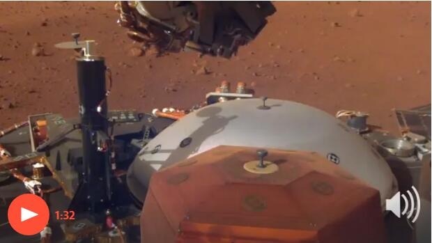 嘘,仔细听!洞察号传回史上第一条火星风声 就