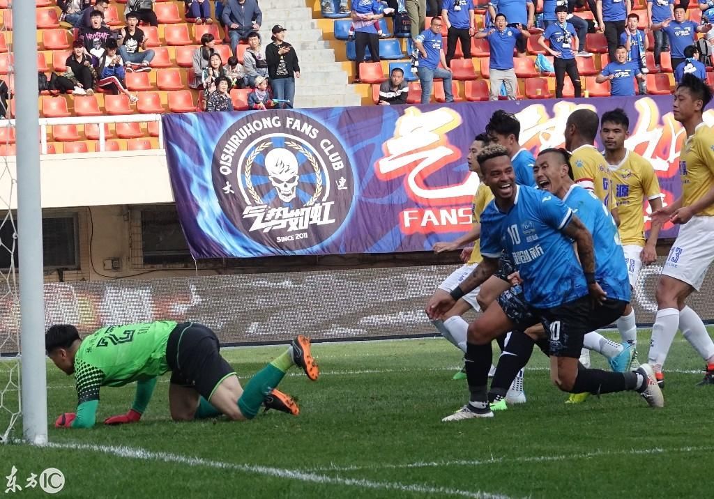 2018中甲联赛第9轮,大连超越1-0上海申鑫