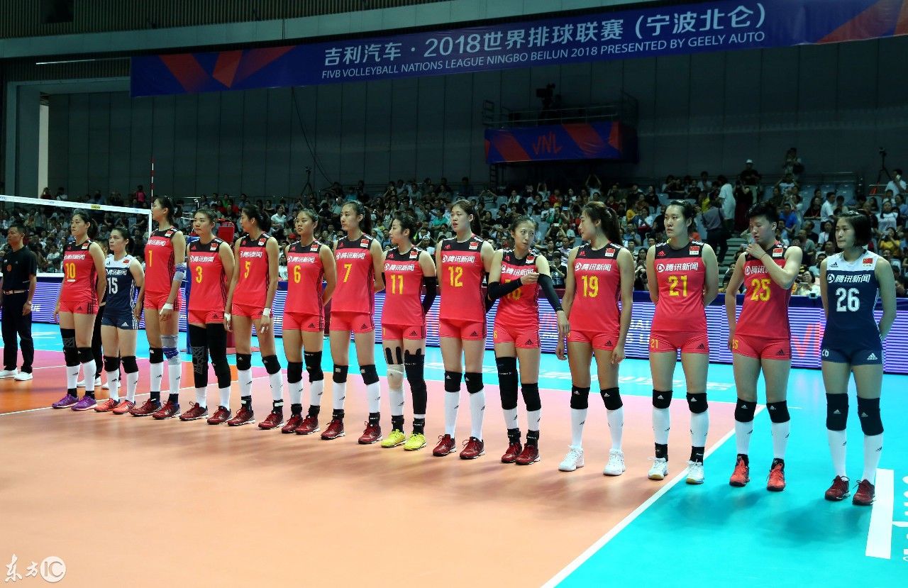 浙江宁波:2018世界女排联赛北仑站 中国0-3韩