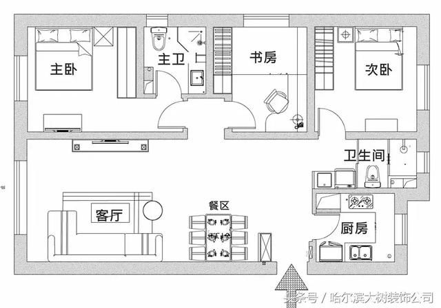 年轻人超爱的宜家风，这个65平小三居很对胃口!