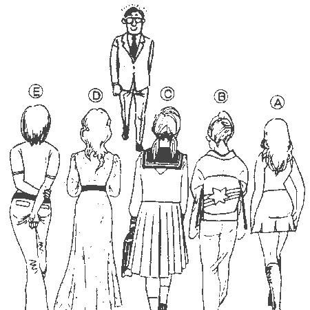 心理测试:你觉得哪个美女黑狗转过来最漂亮?测操大背影美女首页图片