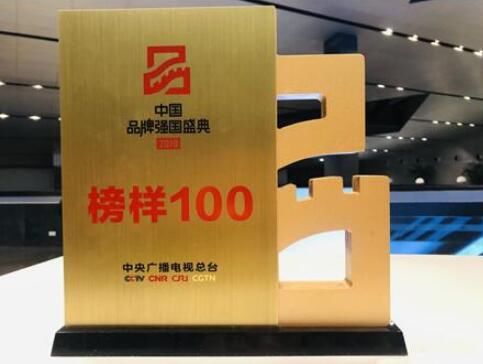 中国品牌盛典榜样100强