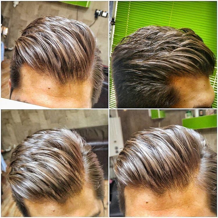 复古侧分与油头,男生最有型的发型