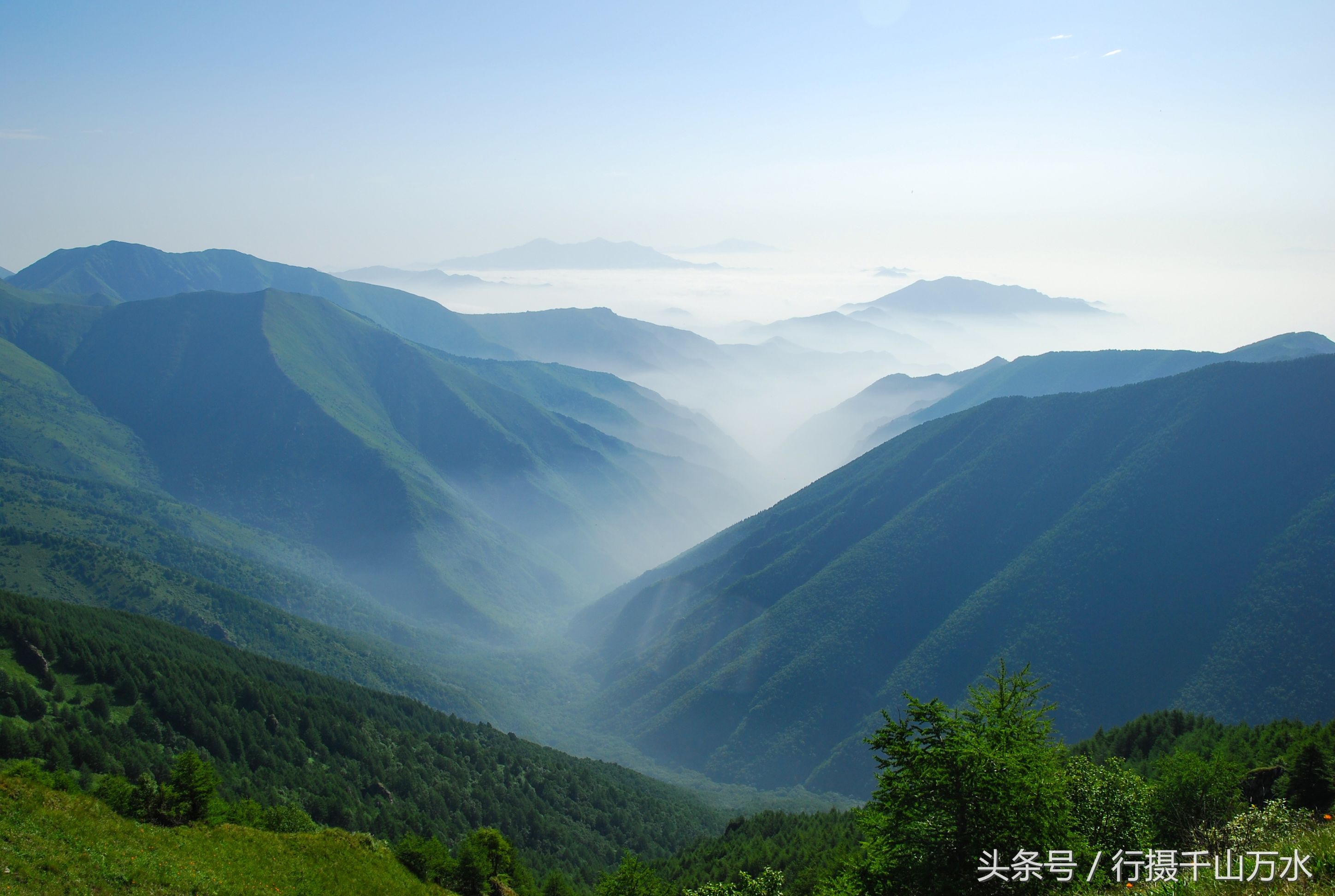 徒步中国非著名山峰之河北小五台山，赴最美金莲花之约