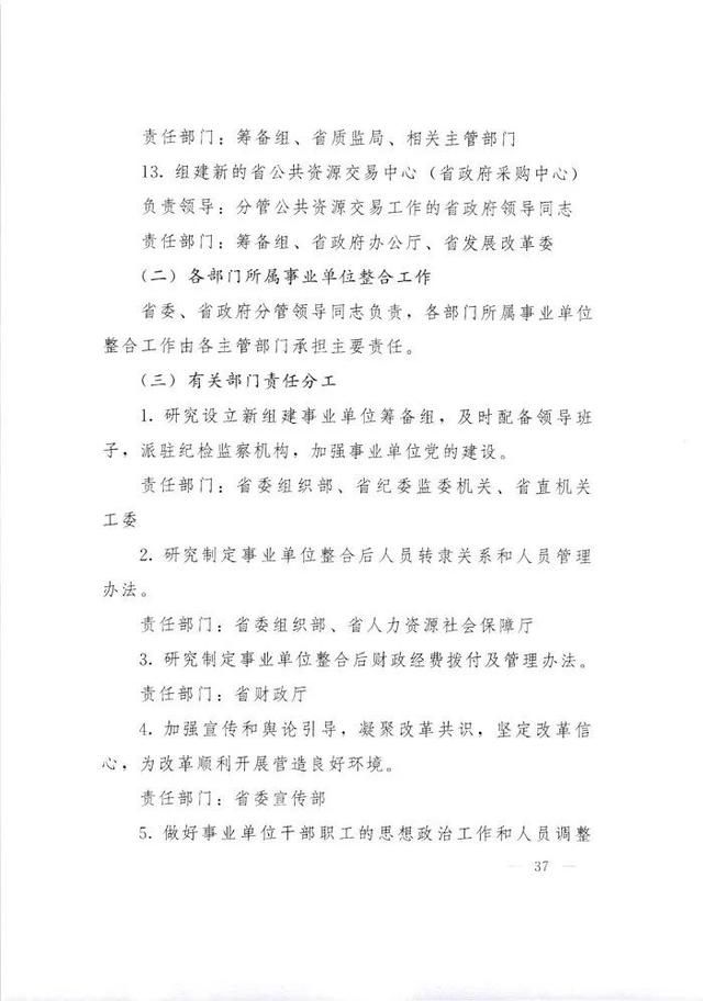 事业单位改革方案来了！组建市场监管事务服务中心